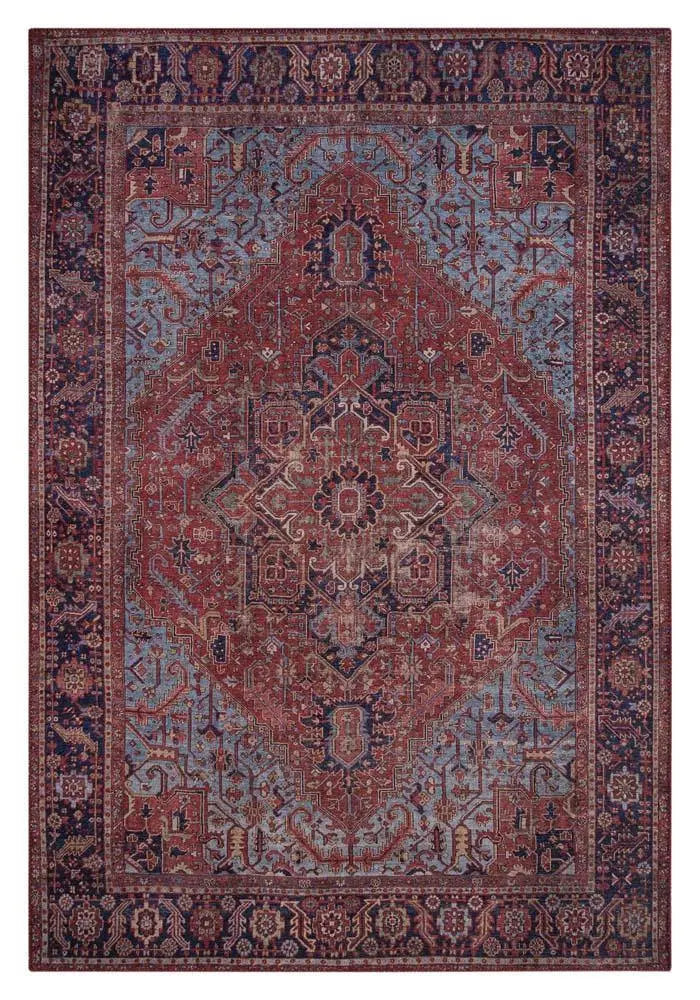 HYDE 2019 RED RUG, Well-worn antique textiles, Traditional Designer Rugs Saray Rugs
