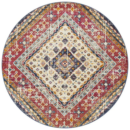 Hayat 203 Multi Round Rug Unitex
