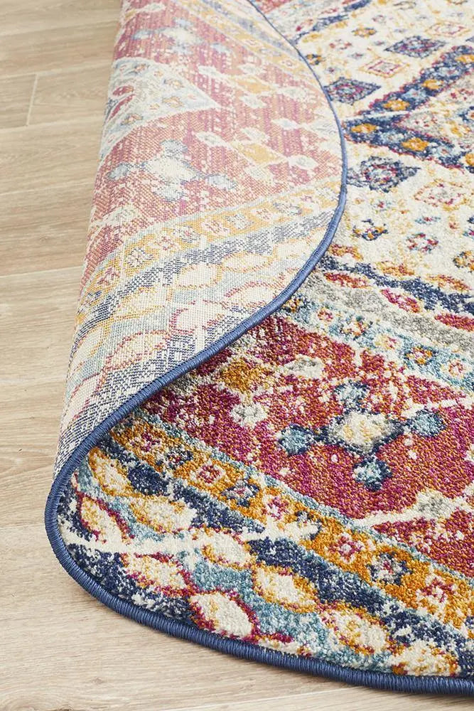 Hayat 203 Multi Round Rug Unitex