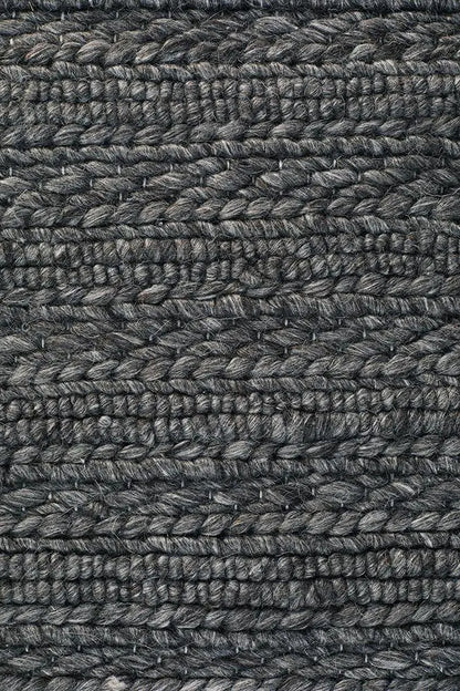 Howard 801 Charcoal Wool and Viscose Rug Unitex