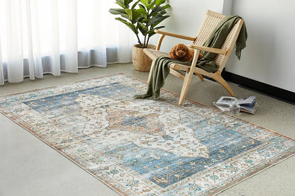 Kinder Blair Blue Rug RUG CULTURE