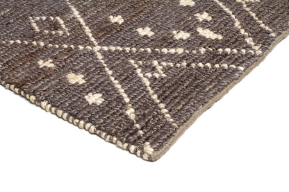 Kuba 27 grey jute rug Unitex