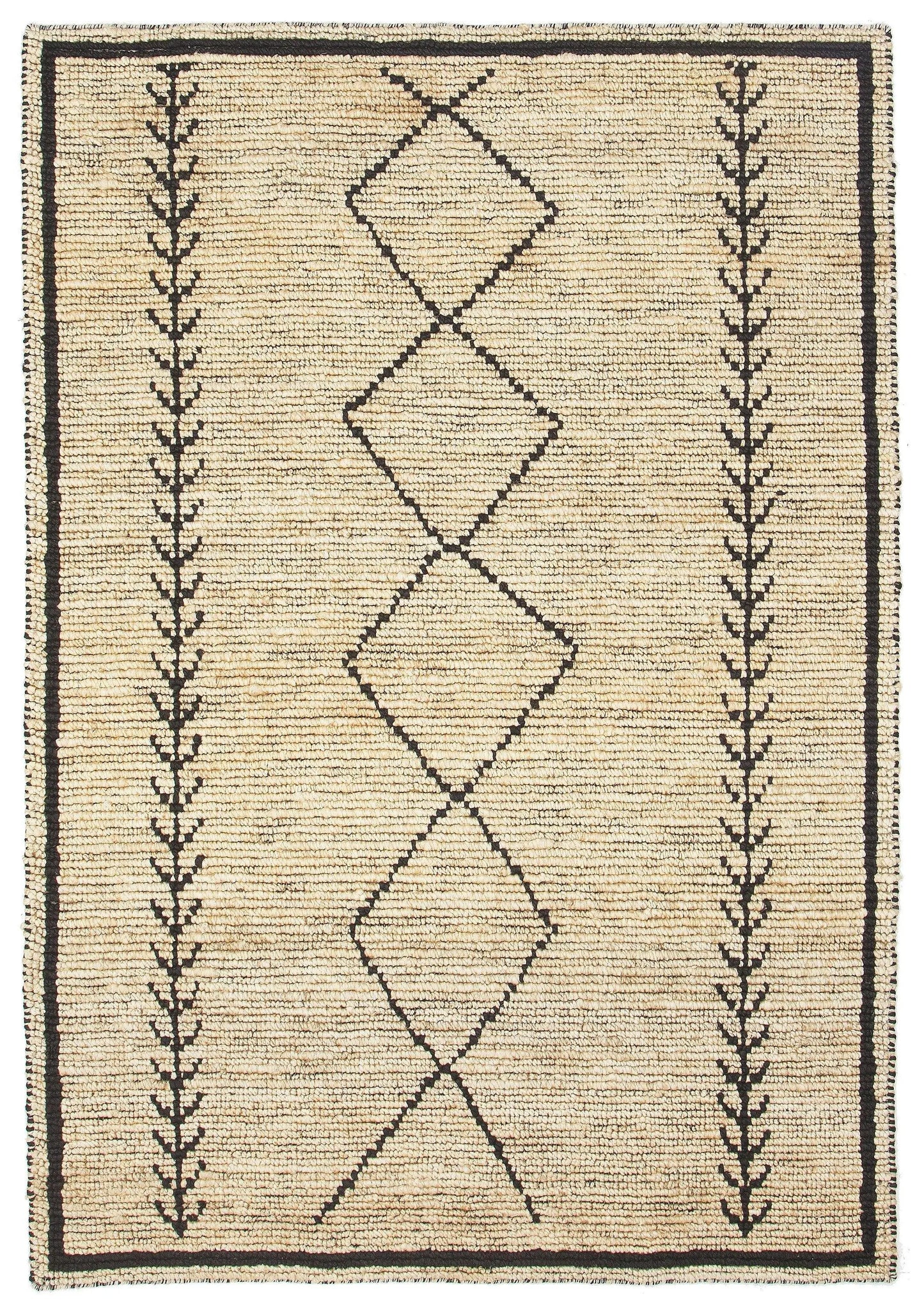 Kuba 27 ivory jute rug Unitex