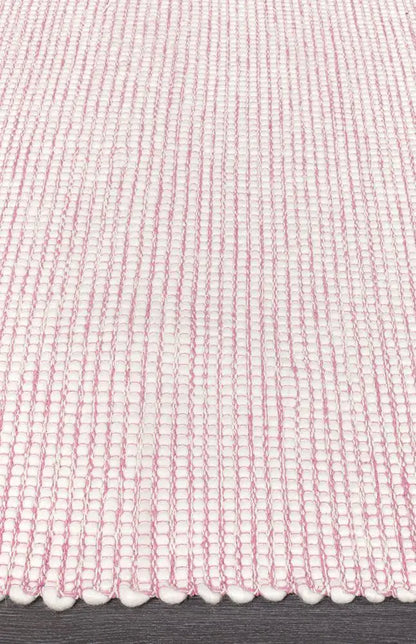 Lapa Pink Wool Rug Unitex