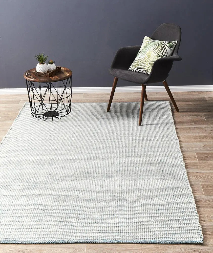 Lapa Torquoise Wool Rug Unitex