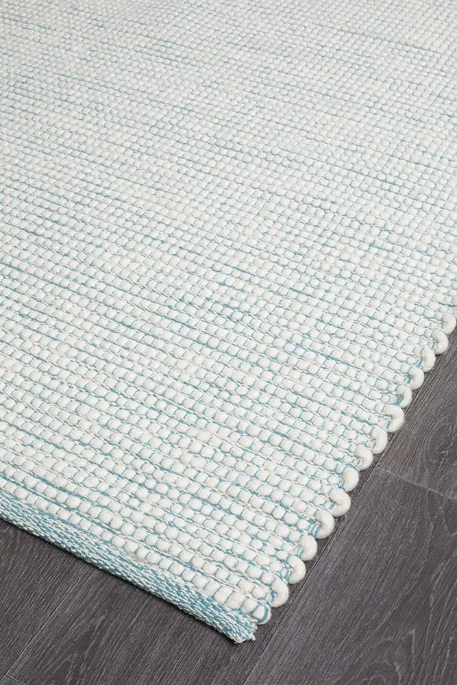 Lapa Torquoise Wool Rug Unitex