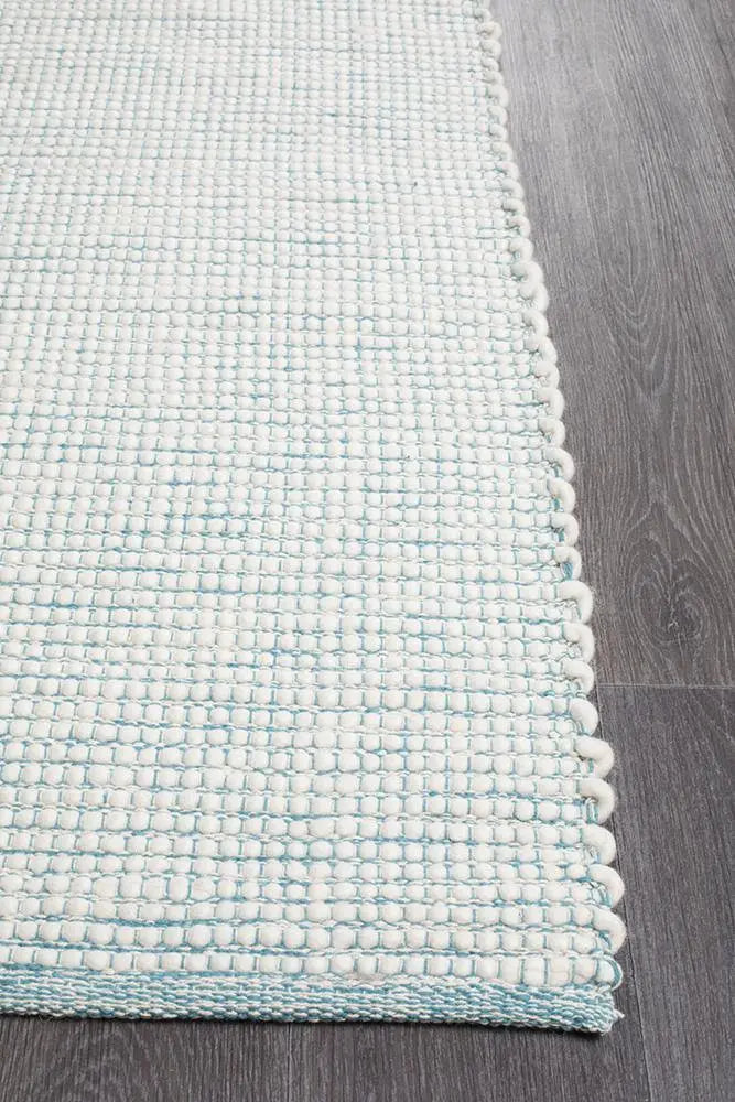 Lapa Torquoise Wool Rug Unitex