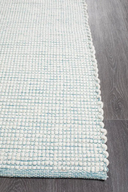 Lapa Torquoise Wool Rug Unitex