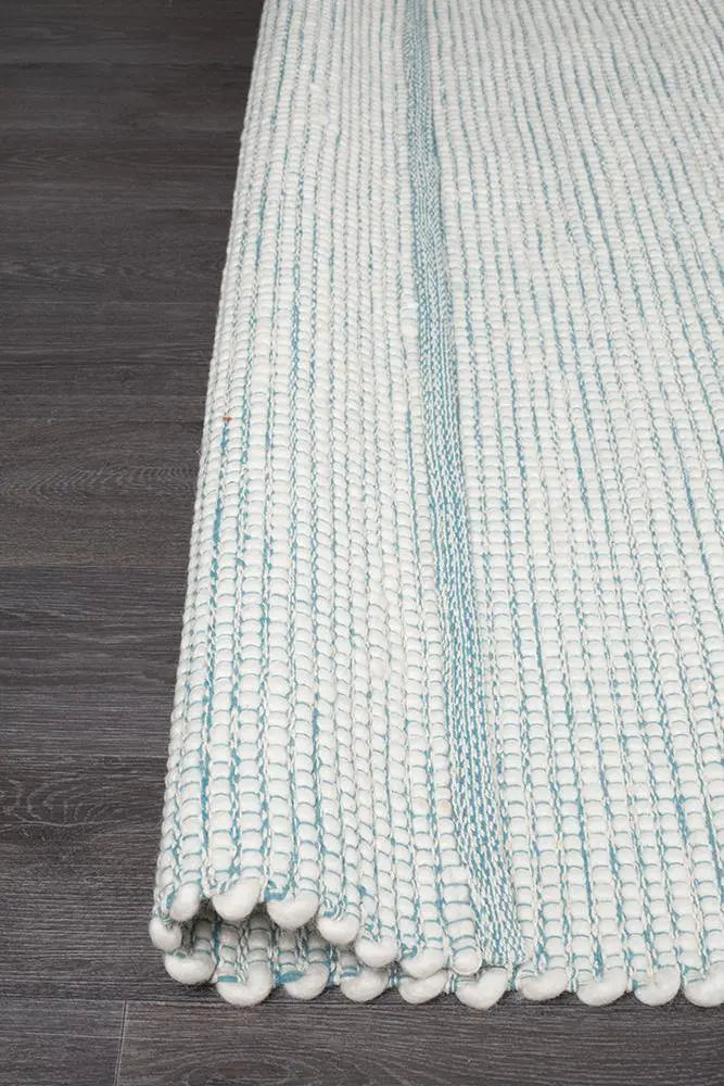 Lapa Torquoise Wool Rug Unitex