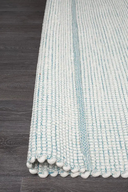 Lapa Torquoise Wool Rug Unitex