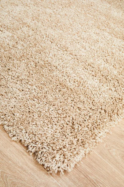 Lara Linen shaggy Rug Unitex