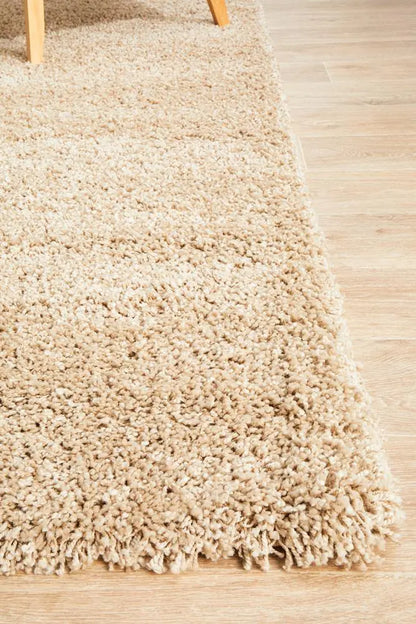 Lara Linen shaggy Rug Unitex