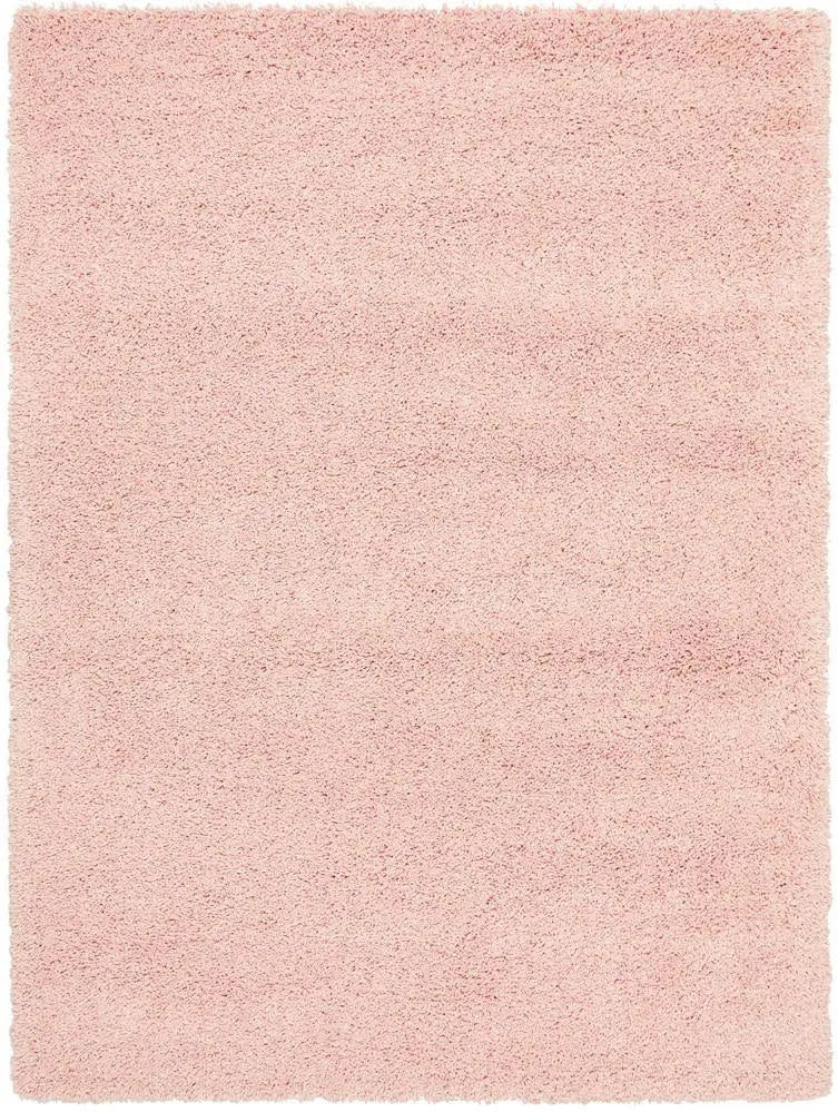 Lara Pink shaggy Rug Unitex