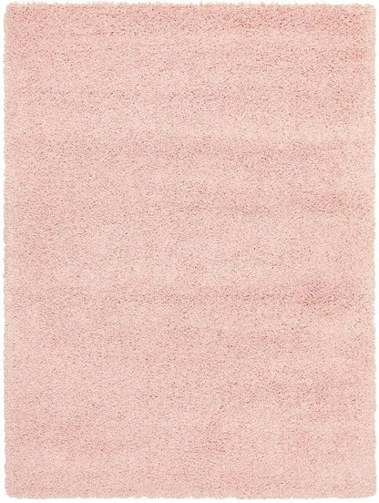 Lara Pink shaggy Rug Unitex