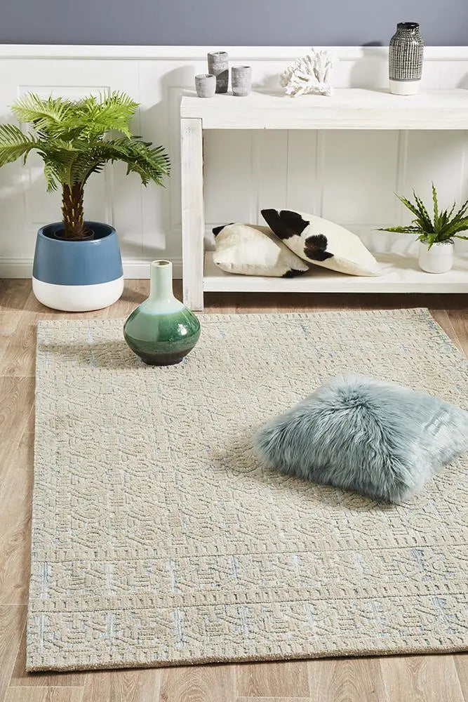 Levanta Lucy Blue Green Rug Rug Culture