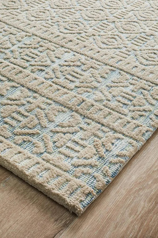 Levanta Lucy Blue Green Rug Rug Culture