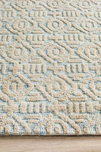 Levanta Lucy Blue Green Rug Rug Culture