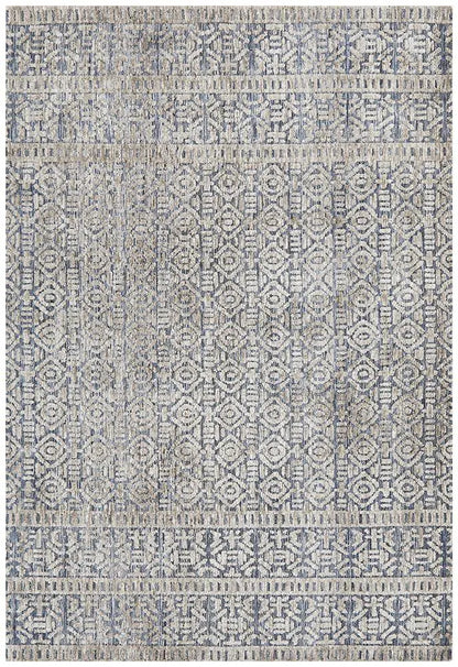 Levanta Miriam Navy Grey Rug Rug Culture