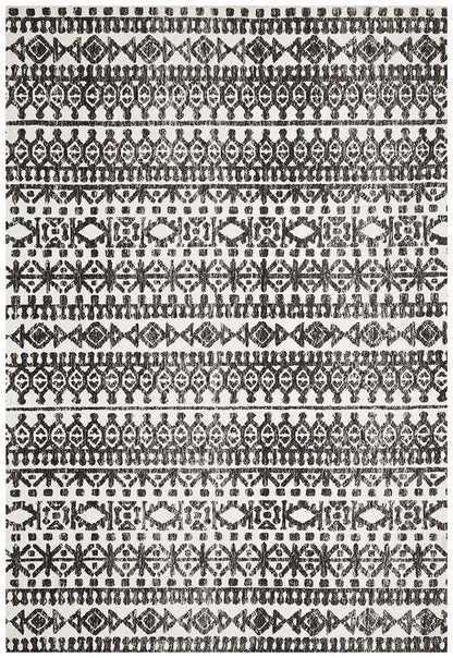 Levanta Yasmin Ivory Black Rug Rug Culture