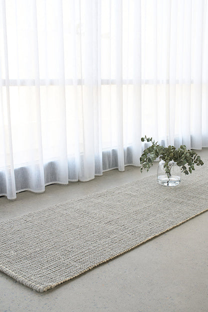 Mantra Parker Dove Runner Rug RUG CULTURE