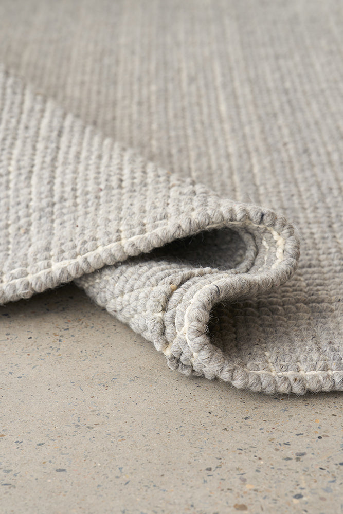 Mantra Parker Dove Runner Rug RUG CULTURE
