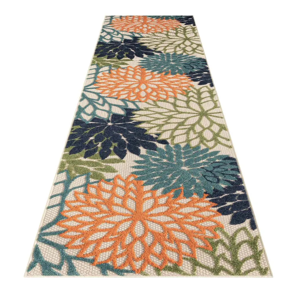 MONACO  GREEN OUTDOOR HALLWAY RUNNER Saray Rugs