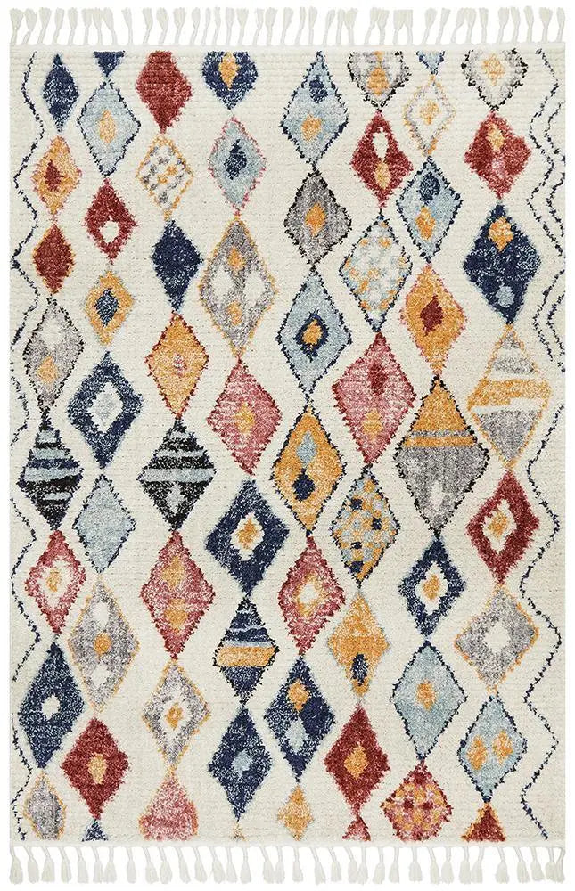 Melisa 333 Multi  Fringe Rug Unitex