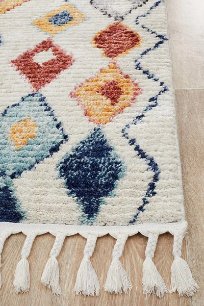 Melisa 333 Multi  Fringe Rug Unitex