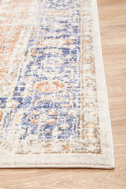 Milan Lorissa Blue Rug RUG CULTURE