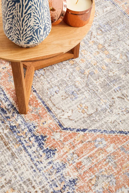 Milan Lorissa Peach Rug RUG CULTURE
