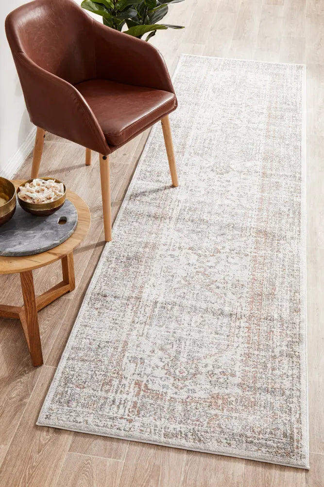 Milan Lorissa Silver Runner Rug RUG CULTURE