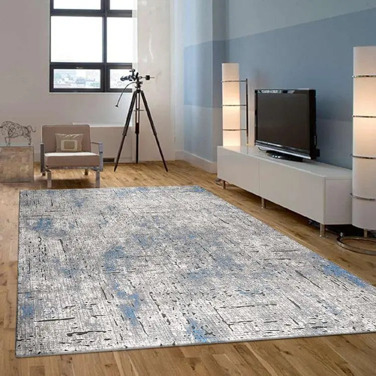 Montreal 8547 Blue Rug, Stain Resistant Rugs, Easy to Clean, Modern Rugs Sydney Saray Rugs