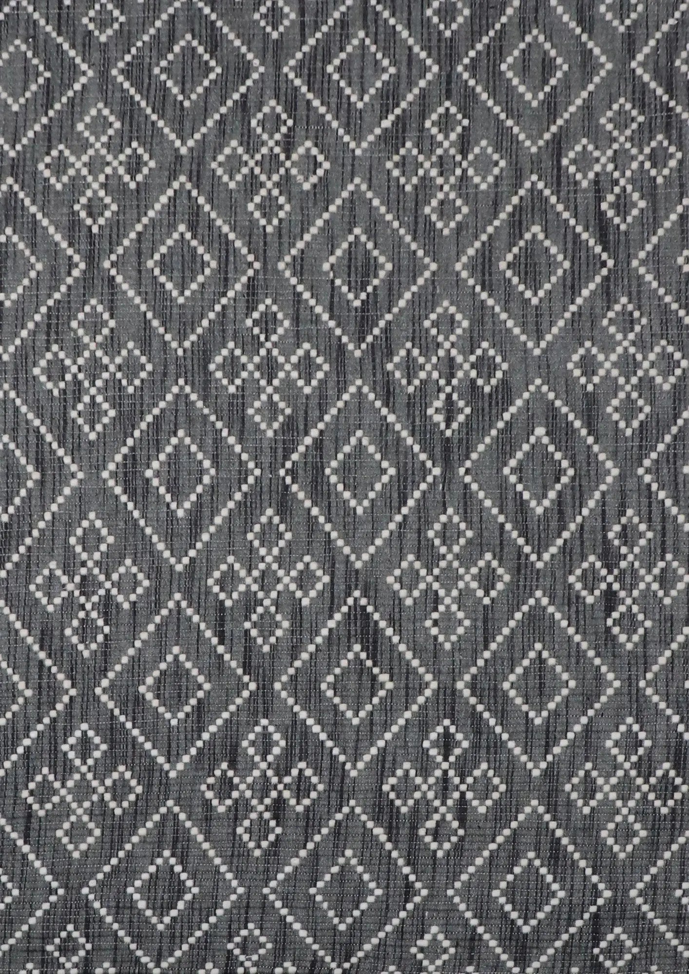 Mozaik Grey Wool Rug The Rug Co