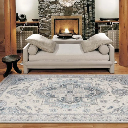 Newington 8478 Blue Hallway Runner Saray Rugs