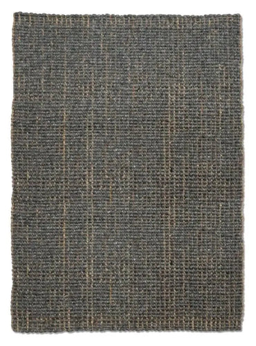 Orion Dark Grey Natural Wool and Jute Rug, Eco-Friendly Rugs, Natural Rugs Available italtex