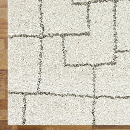 Orlando 338 cream  soft Shaggy Rug Saray Rugs