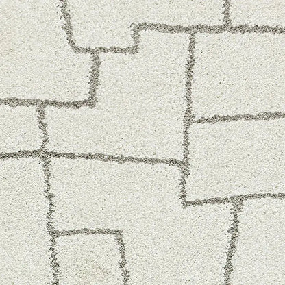 Orlando 338 cream  soft Shaggy Rug Saray Rugs