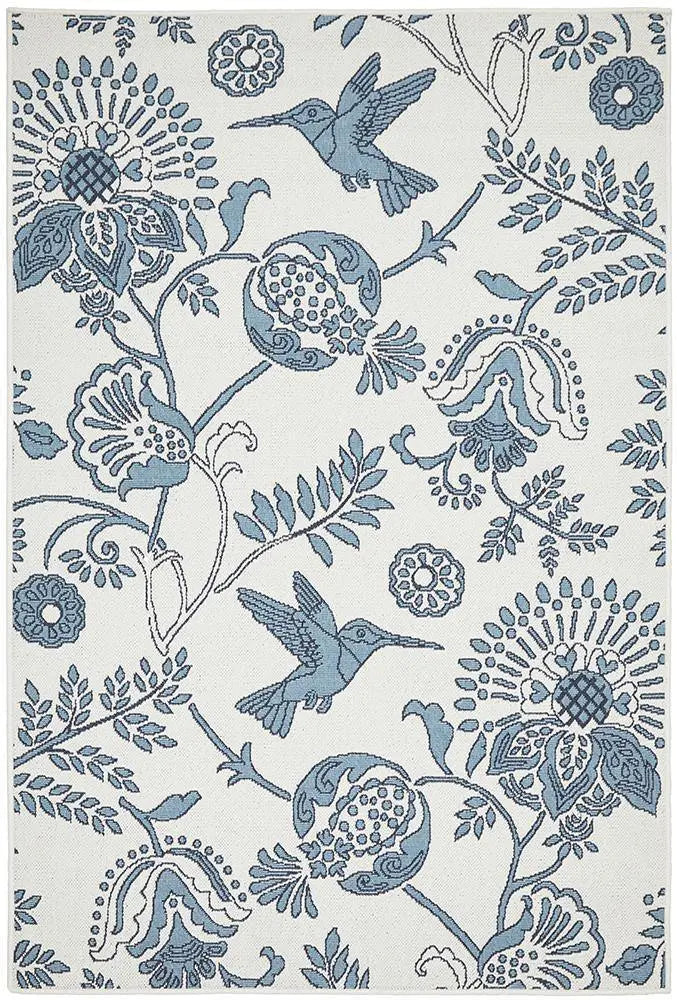 Outdoor Bird sea White Rug RUG CULTURE