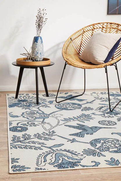 Outdoor Bird sea White Rug RUG CULTURE