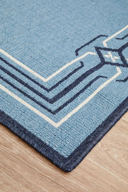 Outdoor Sea Blue Rug RUG CULTURE