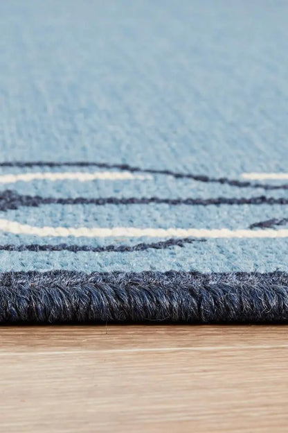 Outdoor Sea Blue Rug RUG CULTURE
