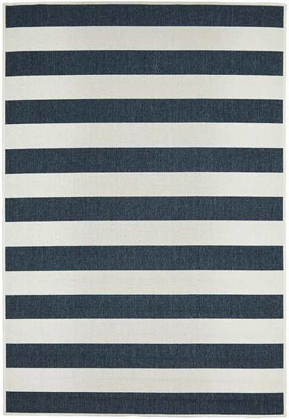 Outdoor Sea Navy White Rug RUG CULTURE