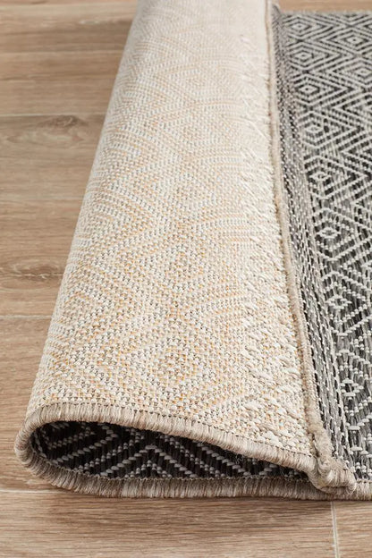 Outdoor Terrace  Grey Runner Rug Rug Culture