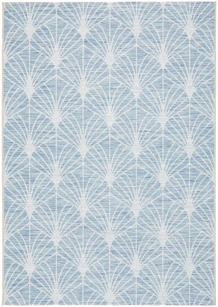 Outdoor Terrace  Sky Blue Rug Rug Culture