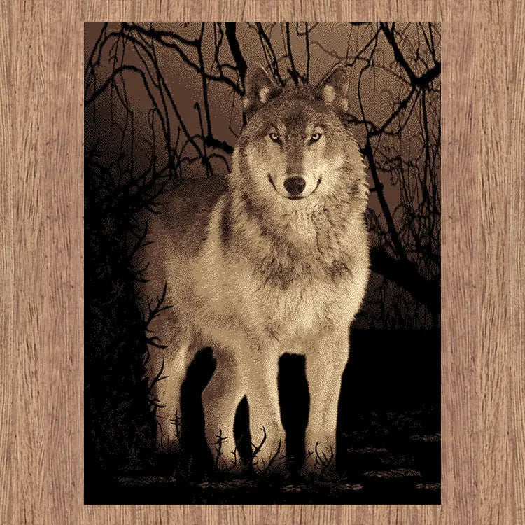 Buy Best Quality Ruby 6330 Picture Collection Wolf Rug Rugs at Star Rugs