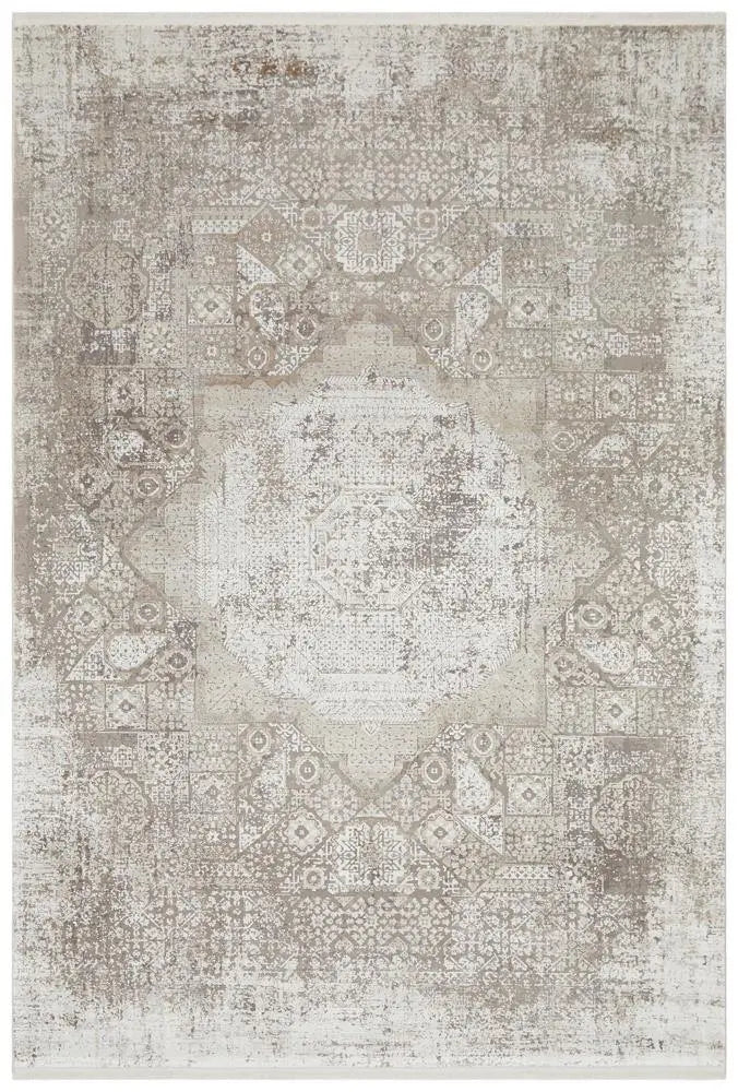 Relax Bamboo & Silk 110 Stone Rug Unitex