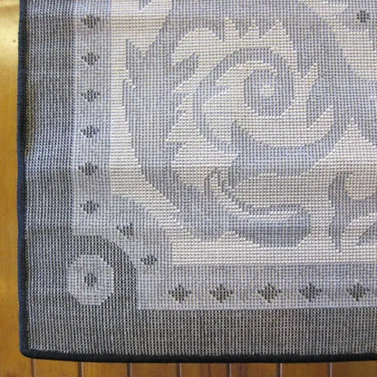 Ruby floor 1920 Black Hallway Runner Saray Rugs