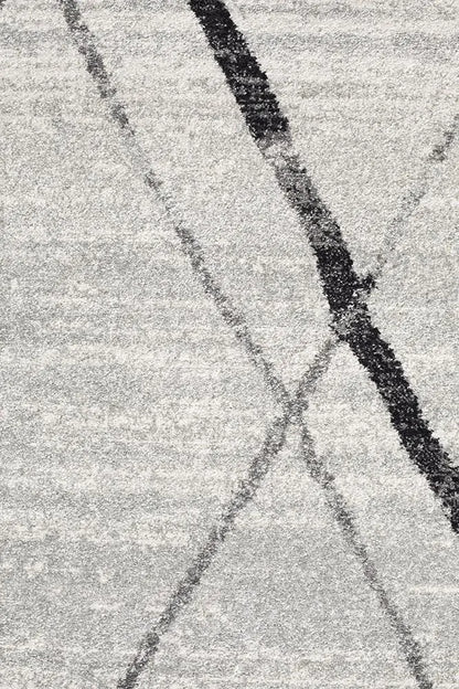 Sahra 452 Grey Hallway Runner Unitex