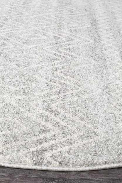 Sahra 454 Silver Round Rugs Unitex