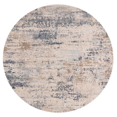 Santa 286 Light Grey Round Rug, Non-shedding pile, Modern collection Rugs, Durable and anti-static Rugs Saray Rugs